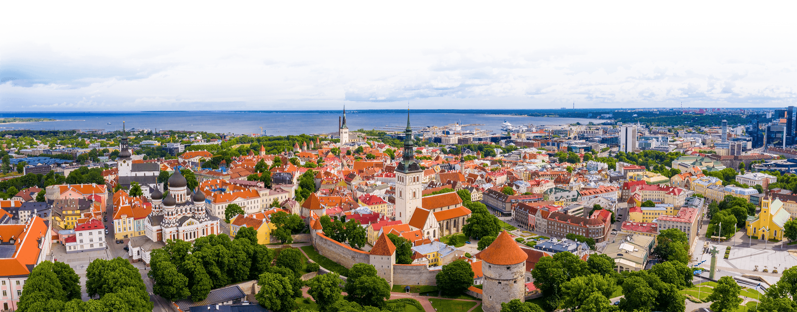 Widok miasta z lotu ptaka